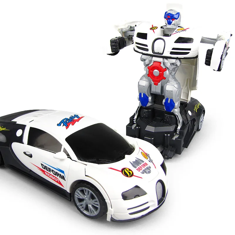 Elektrilised Ümberkujundamise Robotid Sõiduki Mudel Lahe Kerge Muusika Deformatsioon Auto, Lapsed, Mänguasjad, Kingitused