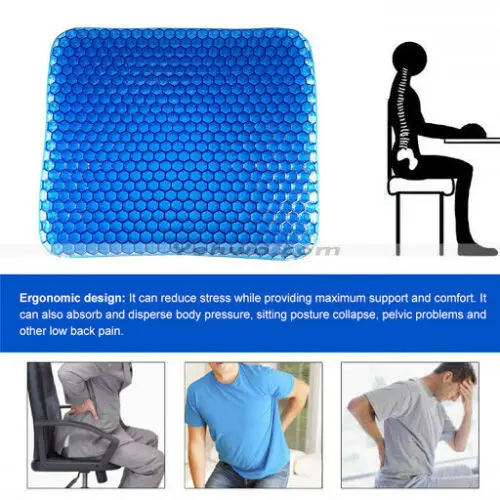 Ergonoomiline vastupidav Geel pad tool vähendada alaselja valu Coxis