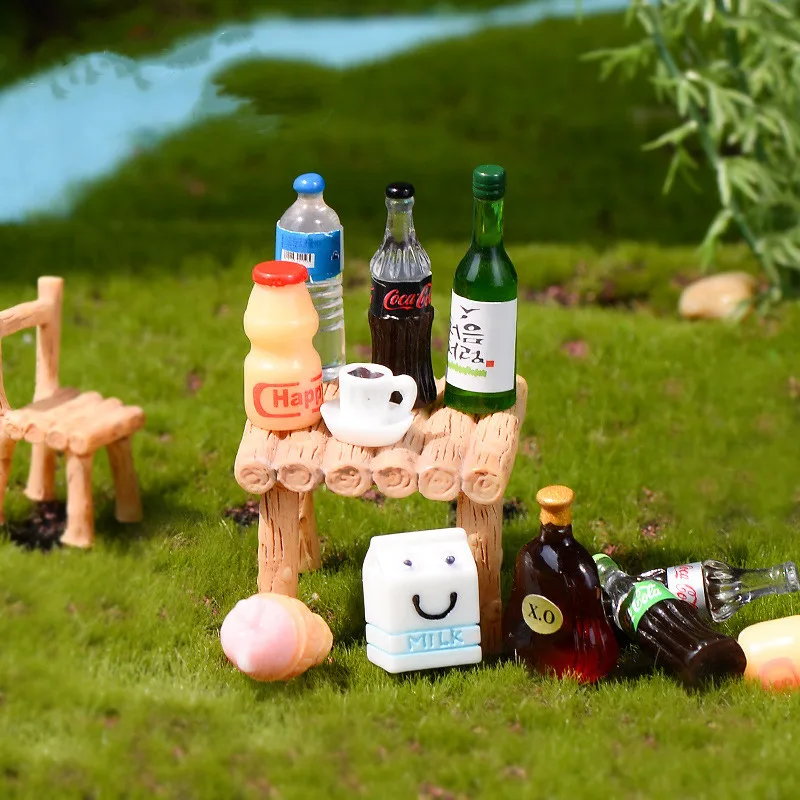 Erinevate Juua Pudel Mudelid Yak Piima-Cola Vaik Käsitöö Mini Kaunistused DIY Loominguline Ripats Materjali Vanema-lapse Mänguasi Kingitused