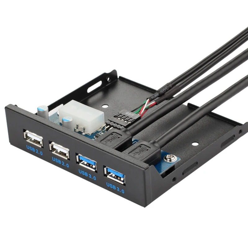 Esipaneel 60cm Kaabel Adapter Plug Mängida Arvuti Tarvikud Laiendamine Kiire 4 Pordid USB Professional Desktop Hub