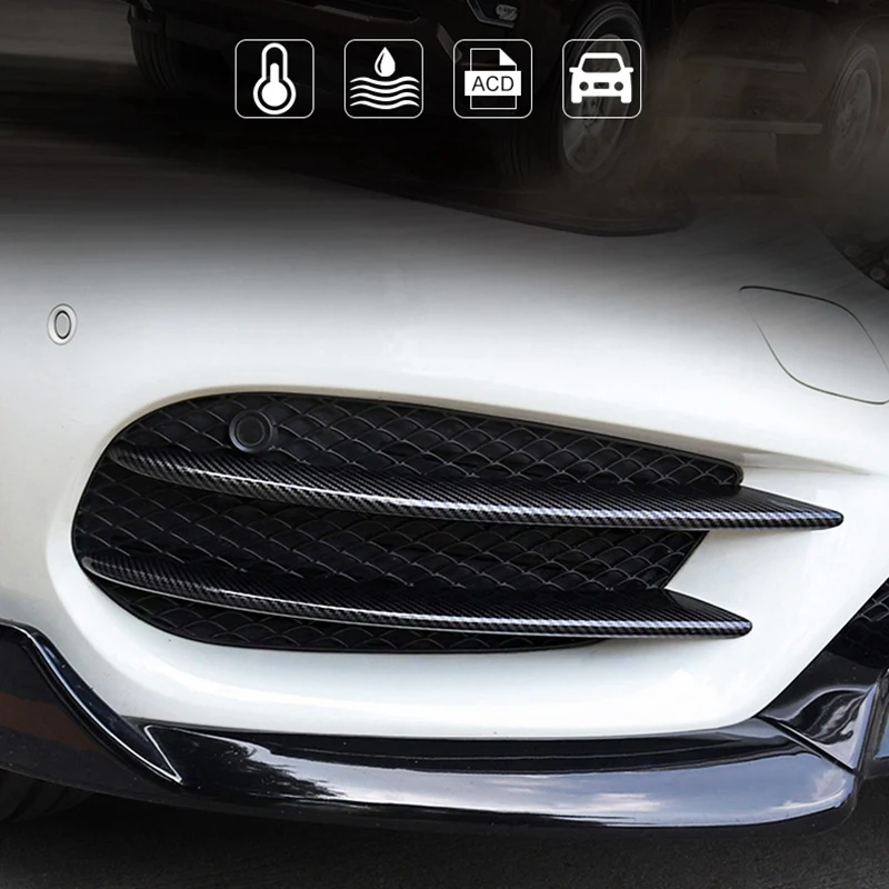Esistange Lip Splitter Spoiler Udutuled Sisekujundus Kleebise jaoks Mercedes Benz C-Klassi W205 C180 C200L/C180L