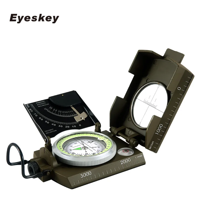 Eyeskey Mulitifunctional Ellujäämise Sõjalise Kompass, Kämping, Matkamine Kompass Geoloogilise Kompass Digitaalne Kompass Matkatarvete