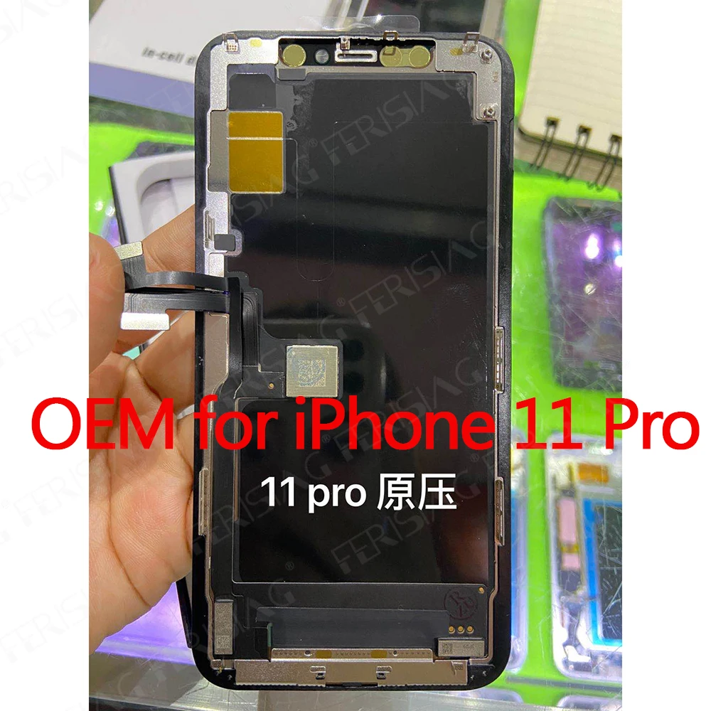 FERISING Originaal LCD iPhone 11 LCD Ekraan Telefoni Ekraani Digitizer iPhone 11/Pro/ Pro Max LCD iPhone X LCD Assamblee