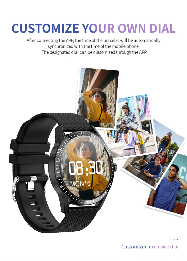 Full Touch Äri Stiilis Y20 Smart Watch Mehi Toetama Bluetoothi Kõne Südame Löögisageduse Monitor Smartwatch Android ja IOS Telefoni PK G20
