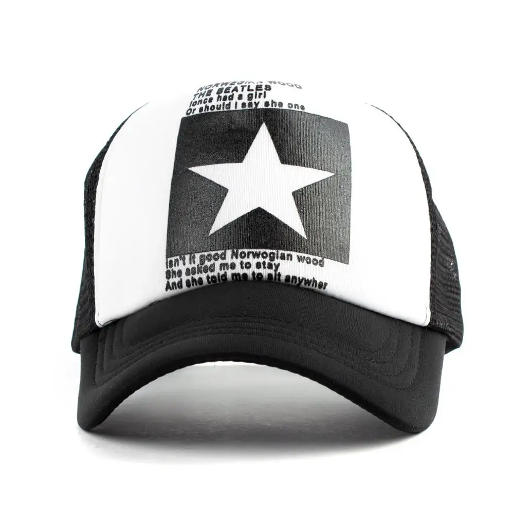 Geebro Suvel Moe osutas Star Baseball Cap Naised Mehed Hingav Võrgusilma Snapback ühise Põllumajanduspoliitika Unisex Reguleeritav Sport Mütsid Isa Müts Luu