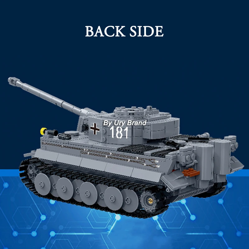 Gudi 6104 saksa King Tiger Tankide Armee Sõdurite Arvandmed Sõjaline Haridus-Seeria DIY ehitusplokid Mänguasjad Lastele
