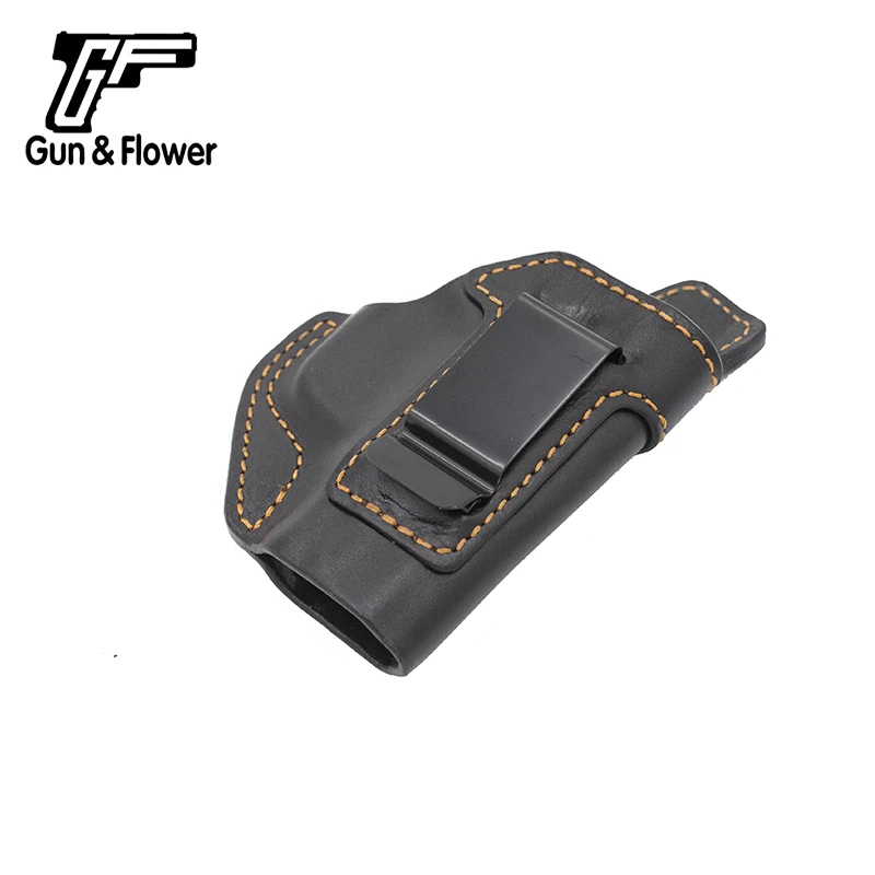 Gunflower IWB Nahast Püstoli Kabuurid Varjatud Carry Püstol Kotid Pruuni Stich koos Klamber Vöö jaoks M&P Kilp