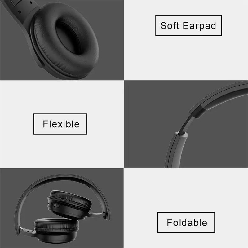 H1 Pro Bluetooth Kõrvaklappide Traadita HIFI Stereo Gaming Headset Müra Tühistamine koos Mic Toetada TF Kaarti täiesti uued Kõrvaklapid