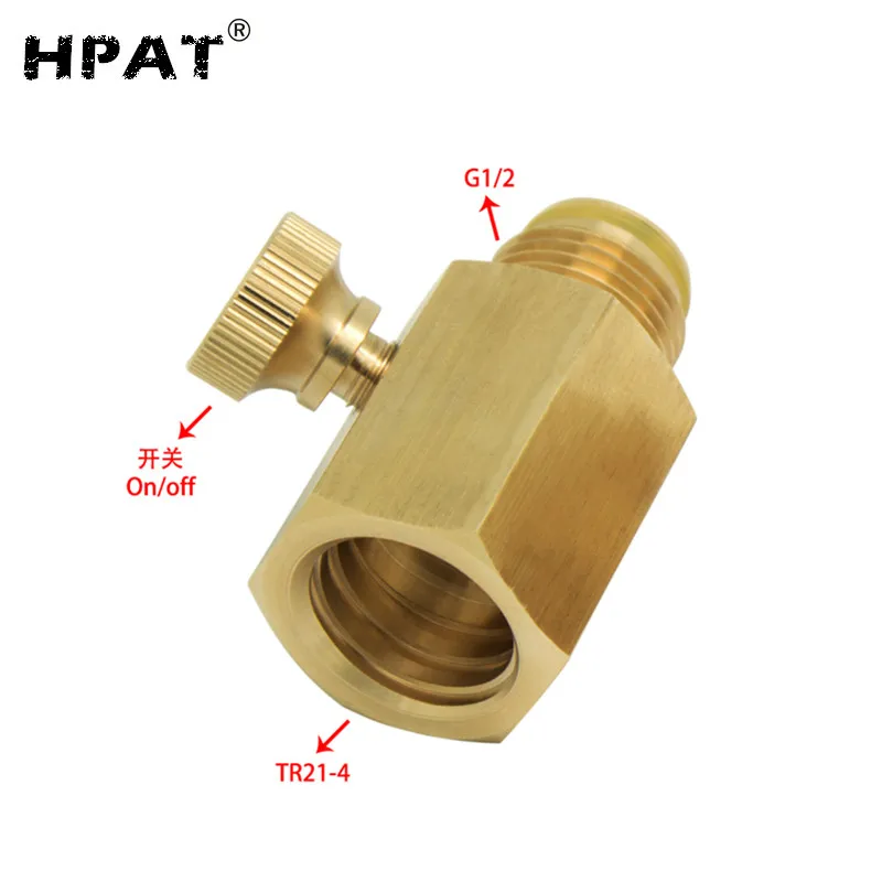 HPAT Sooda Silindri CO2 Tank Oja Lõng TR21-4 W21.8-14 või G1/2 Teisendab Adapter - Tünn, Kegerator