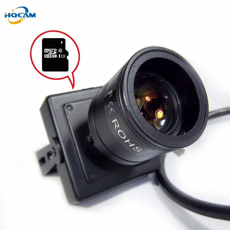 HQCAM 5MP 3MP 2MP audio SD TF Kaart Mini IP-Kaamera Kodu Turvalisuse Kontrollväärtusena CCTV 9-22mm manuaalne zoom objektiiv Square kääbus camhi app