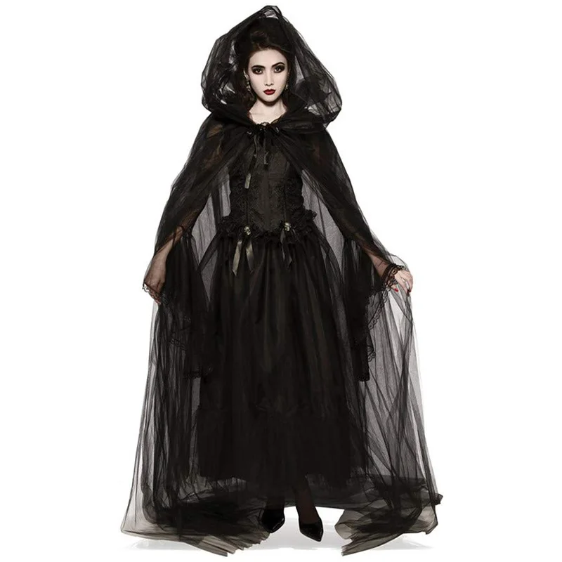 Halloween Kostüümid Naistele Täiskasvanud Nõid Kleit Vampiir Kuradi Karneval Pool Hirmutav Cosplay Maskeraad Õudus Riided