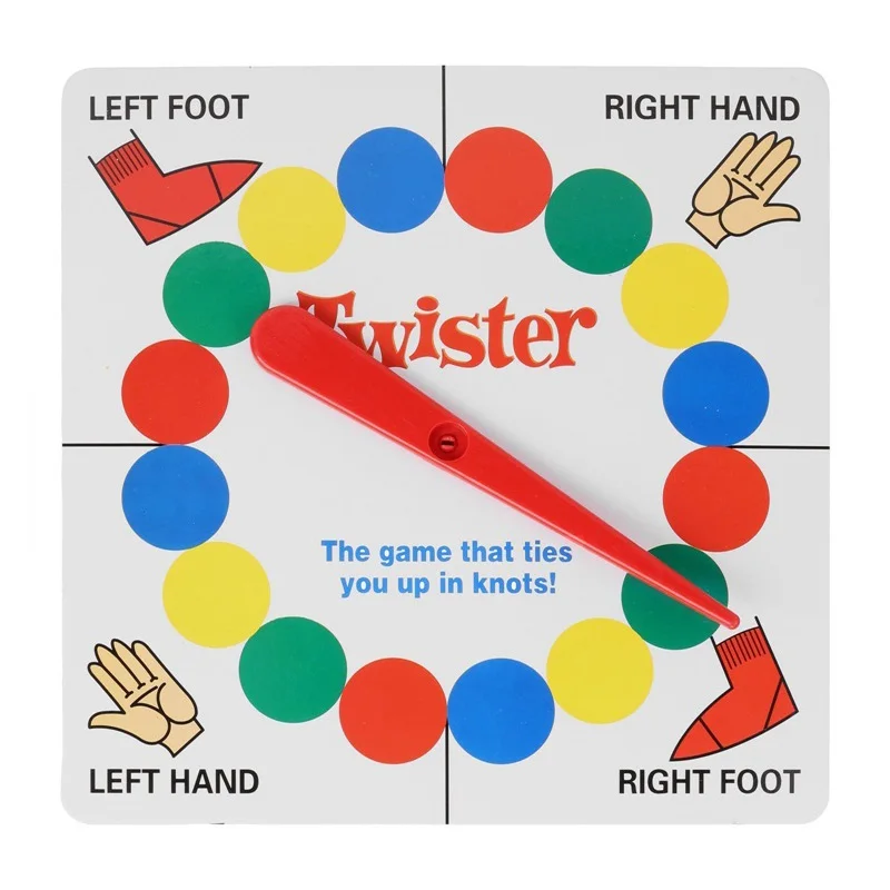 Hasbro Twister Mäng Indoor Outdoor Mänguasjad Keerates keha Lastele Täiskasvanute Sports Interactive Group Vanema ja lapse suhtlemist