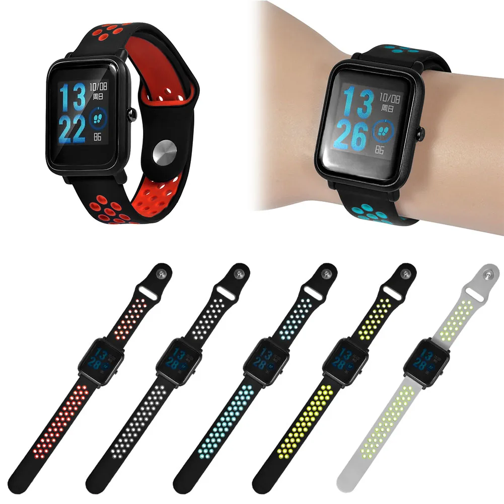 Hot Müük Watch Band Rihm Asendamine Silikoon Watchband jaoks Xiaomi Huami Amazfit Noorte Väljaanne