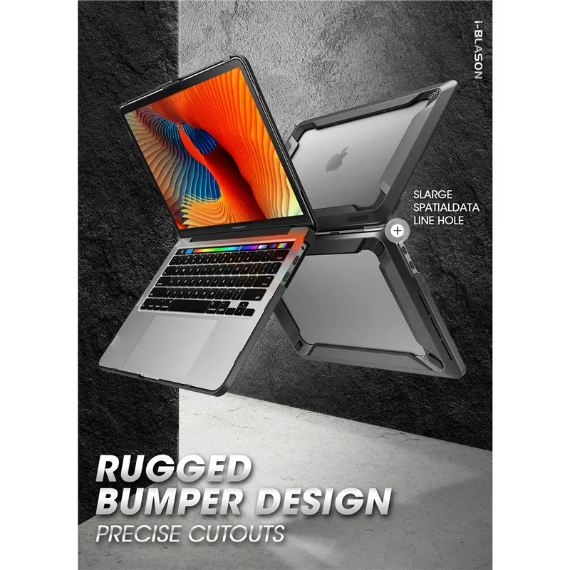 I-BLASON MacBook Pro Jaoks 16 Juhul (2019) Karm Põrutuskindel Kate TPÜ Bumper For MacBook Pro 16