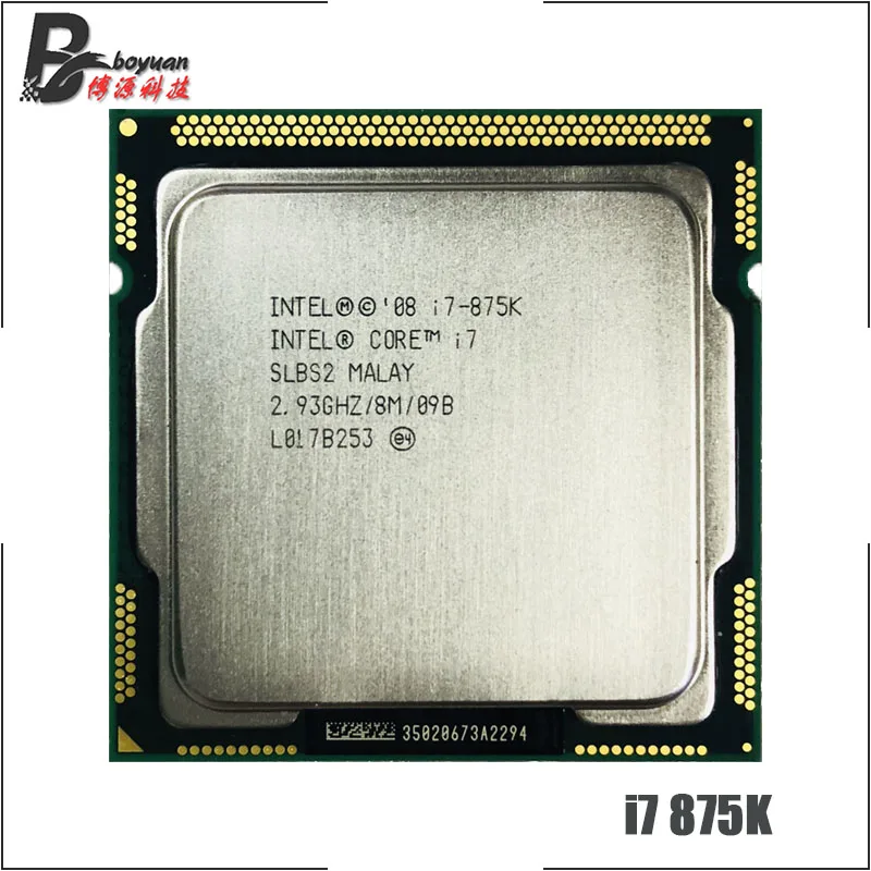 Intel Core i7-875K i7 875K i7 875 2.933 GHz Quad-Core Kaheksa-Lõng CPU Protsessori LGA-1156