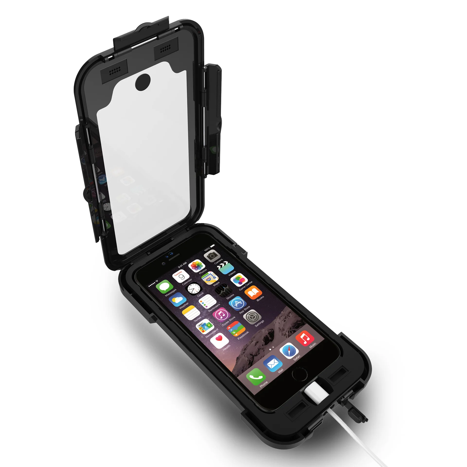 Jalgratas Bike Telefoni Omanik Veekindel korpus iPhone 6 S 7 8 Plus X XS Lenkstangi Clip Stand Mount Bracket Põrutuskindel Juhul
