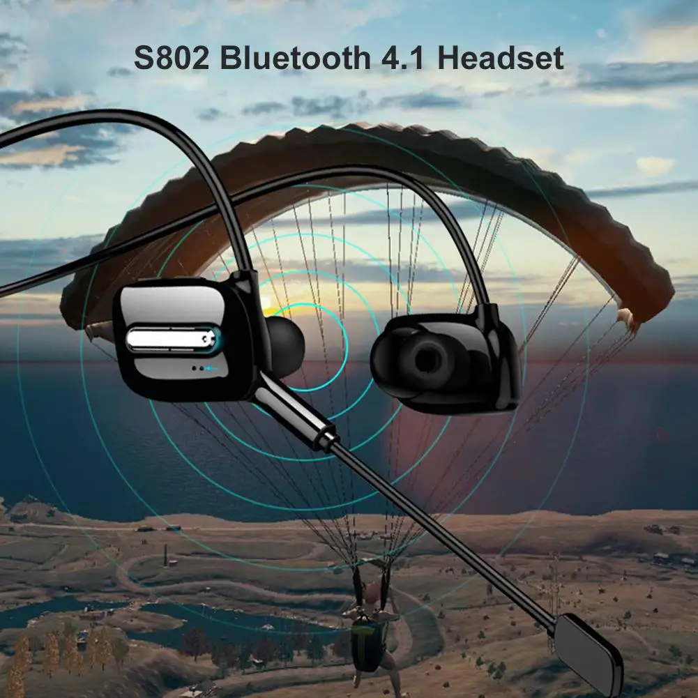 Juhtmeta Kõrvaklapid, Bluetooth Kõrvaklapid Kaelus Earbuds Mäng Mikrofoniga Peakomplekti jaoks PUBG Gaming Kõrvaklapid