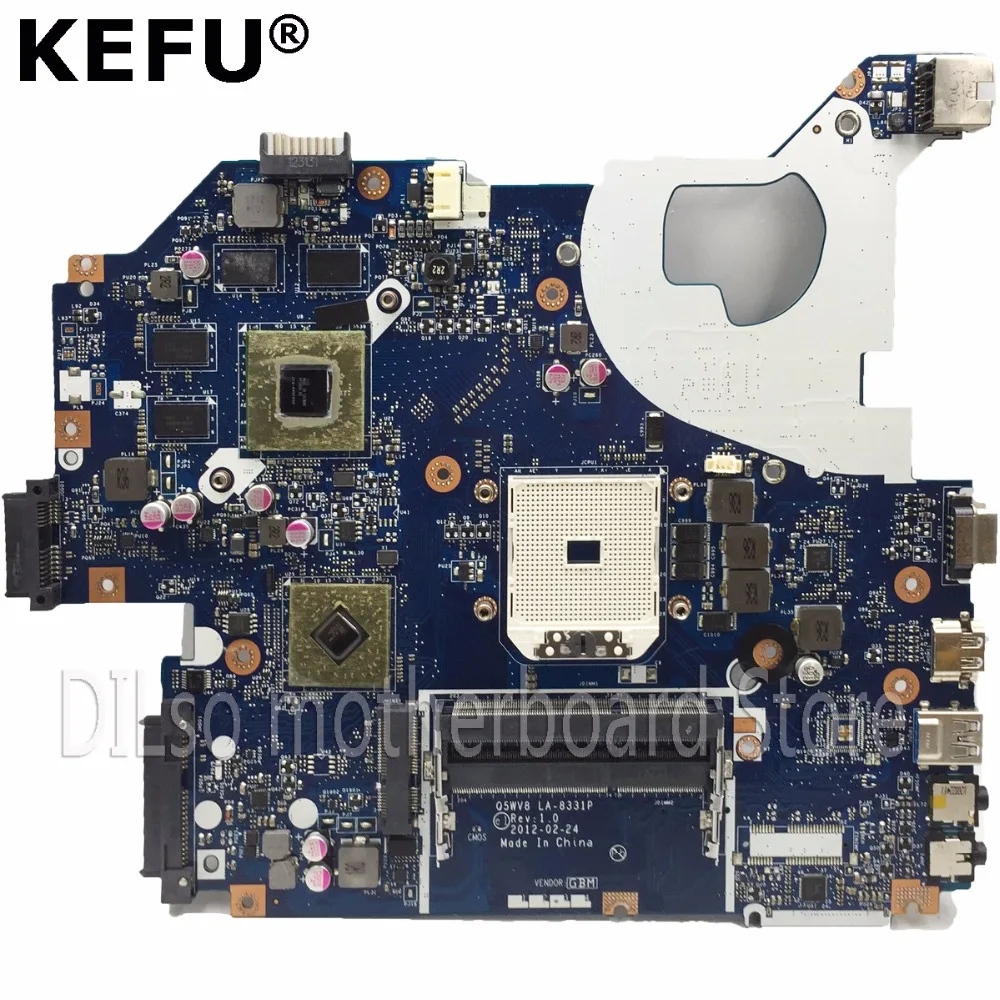 KEFU V3-551G Emaplaadi Jaoks acer aspire V3-551G V3-551 Sülearvuti Emaplaadi LA-8331P DDR3 Radeon HD 7670M algse katse