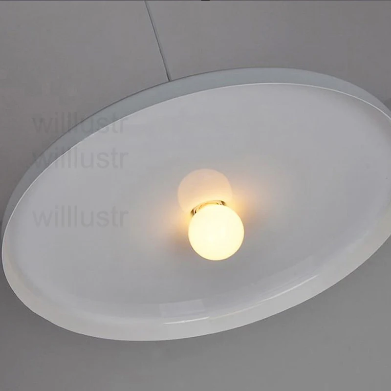 Kaasaegne tossB Plaadi ripats lamp Belgia disain valgustus Toss B disk kerge valge must värv hotell restoran peatamise valgustus