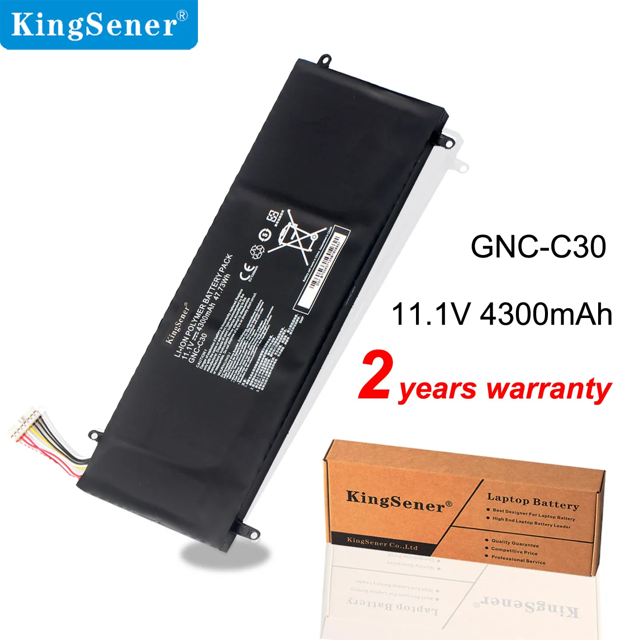 Kingsenr GNC-C30 Sülearvuti aku Gigabyte 14