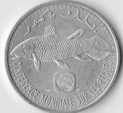 Komoorid 5 Franki 1992 Väljaanne Münte Aafrika Uued Originaal Münt, Unc Laekuva Päris Haruldane Mälestus