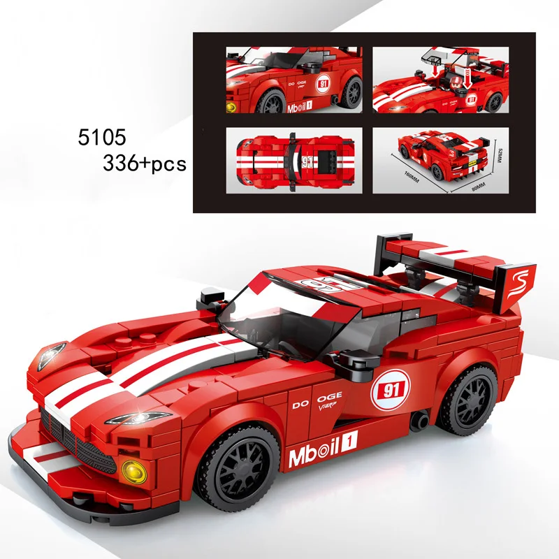 Kuum City mini sõiduki racing ehitusplokk racers arvandmed Dodge Viper lihaste sport auto telliste haridus mänguasjad lastele kingitused