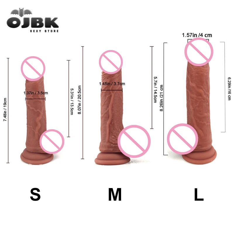 Kvaliteetsete Double Layer Silikoonist Dildo, Millel On Tugevad Jobu Pehme Safty Materjal 3 Suurused Veekindel Peenise Masturbatsioon Uus