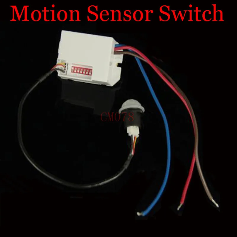 Kõrge Kvaliteediga reguleeritava 110v-240V IR Kaugjuhtimisega Moodul Keha Intelligentne Sensor Valguse Motion Sensing Lüliti CM078