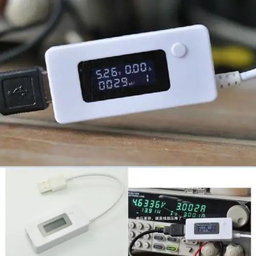 LED USB Pinge Praegune Võimsus Detektori Power Aku Laadija ja Tester Arvesti