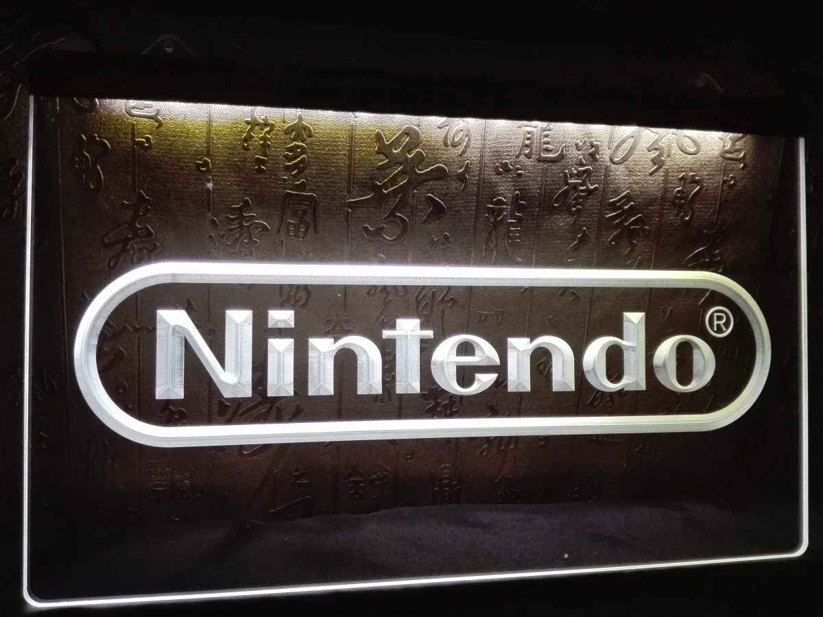 LH021 - Nintendo Mäng LED Neoon Valguse Märk home decor käsitöö