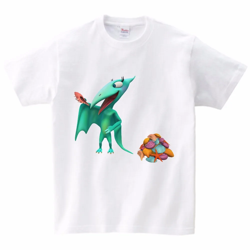 Laste Tshirt animatsiooni Bardi väike Türannosaurus baby poiss ja tüdruk suvel Tshirt Dinosaurus Rongi laste Lühikesed varrukad