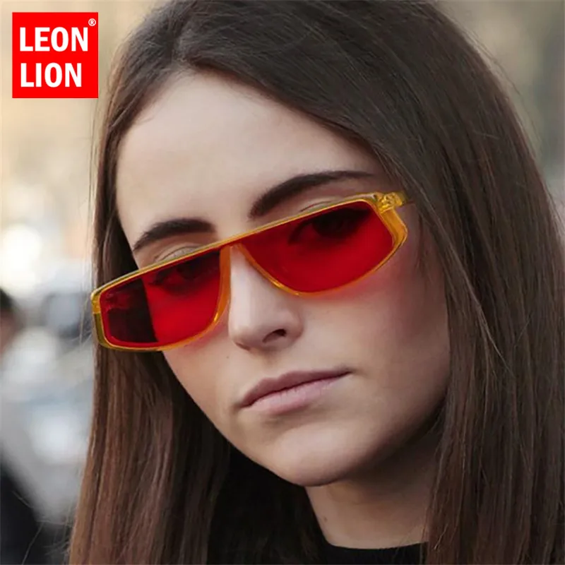 LeonLion 2021 Candy Värvi Cateye Päikeseprillid Naistele Plastist Klassikaline Prillid Meeste Vintage Street Beat Sõidu Oculos De Sol UV400