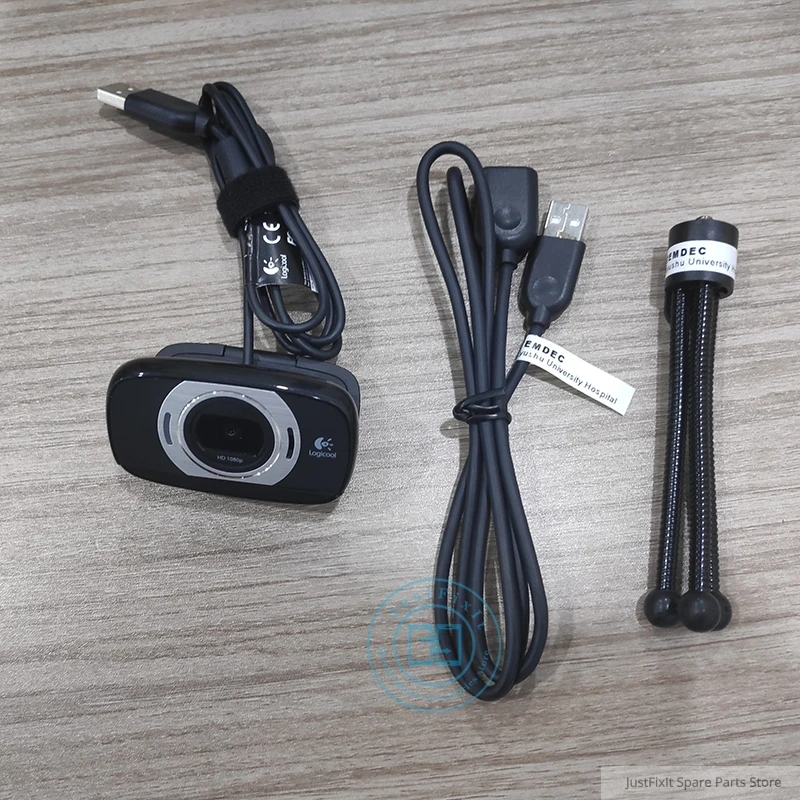 Logitech C615 HD Pro Webcam 1080P Veebikaamera, Autofookus Kaamera Täis-HD kvaliteediga Laiekraan-videokõnesid