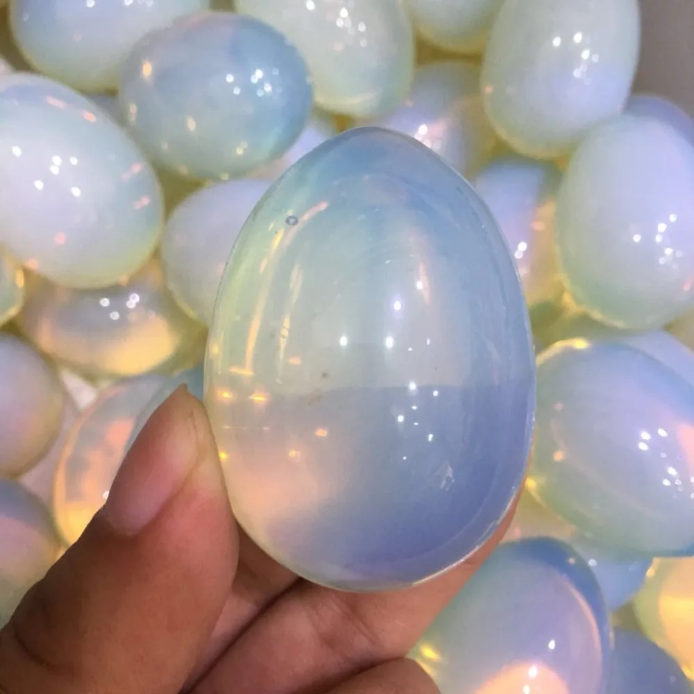 Looduslik Opaal, Kvarts Kristalli Muna Crystal Healing yoni muna Gemstone
