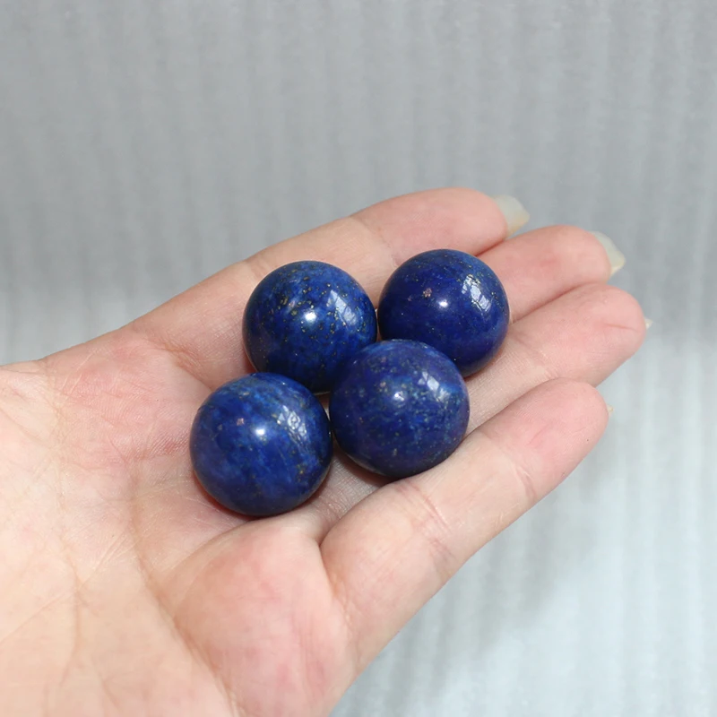 Looduslik lapis lazuli kristallkuul kera 20mm teenetemärgi feng shui pall, ümber laadida palli hüpnoos Tervendav hulgi+1 seista