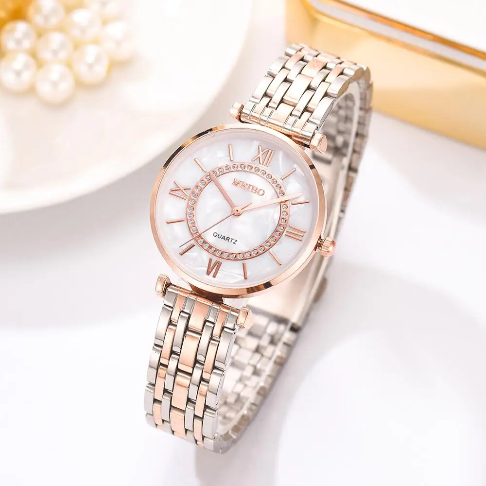 Luxury Crystal Naiste Käevõru Kellad Top Brändi Mood Teemant Daamid Quartz Watch Terasest Naiste Käekell Montre Femme Relogio