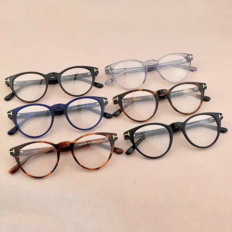 Läbipaistev prilliraamid meeste prillid raamid naiste arvuti lühinägevus klaasid raami naiste Square prillidega raamid TF5525