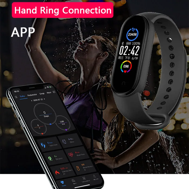 M5 Smart Vaadata Meeste ja Naiste Südame Löögisageduse Monitor vererõhu Fitness Tracker Smartwatch Band 5 Sport Watch IOS Android