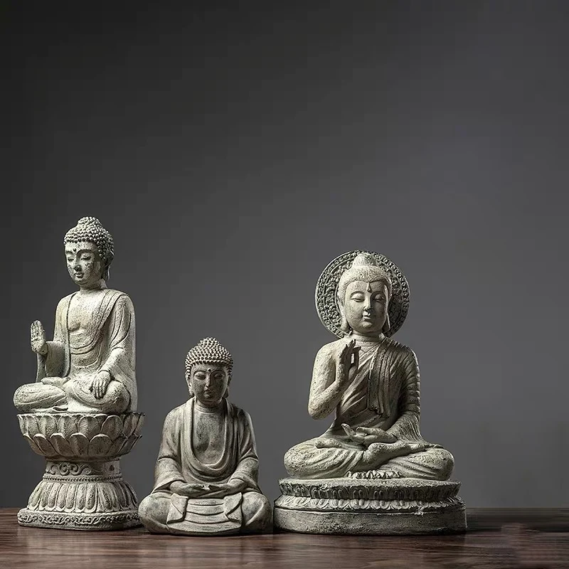 [MGT] Uus Hiina Zen Buddha Kuju Teenetemärgi Kodus elutoas Sissepääs Õnn Teenetemärgi Office Õnn feng shui teenetemärgi