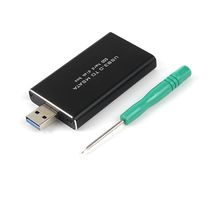 MSATA USB 5Gbps USB 3.0 mSATA SSD Ruum USB3.0 mSATA Juhul Kõvaketta Adapter M2 SSD Välised HDD Mobile Box ASM1153E