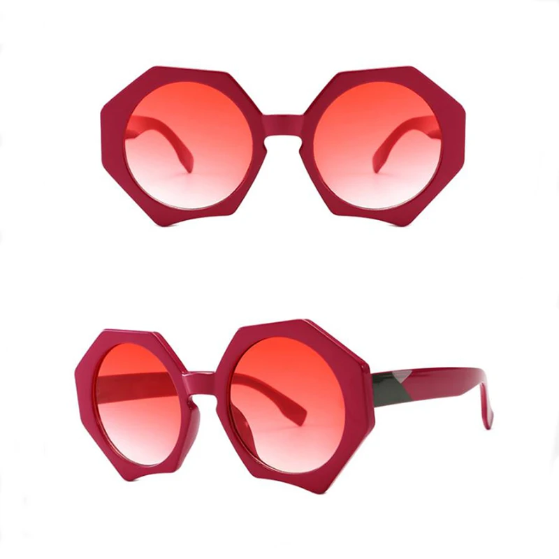 MXDMYFashion hulknurk daamid päikeseprillid isiksuse trend kaitseprillid mitmevärviline prillid