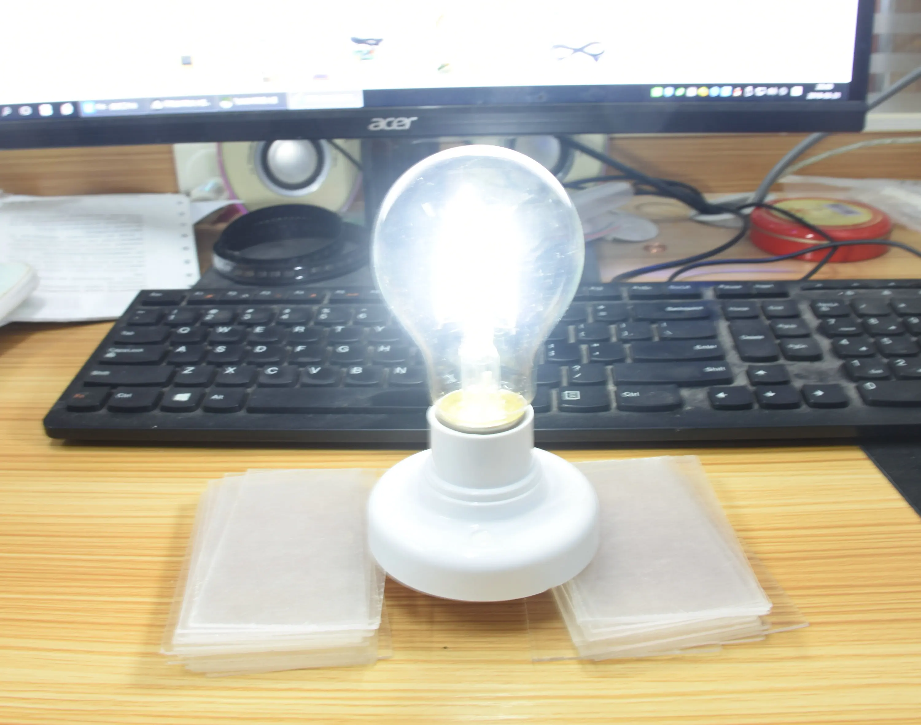 Magic Desktop pikamaa Traadita Toide Lamp XKT801-33