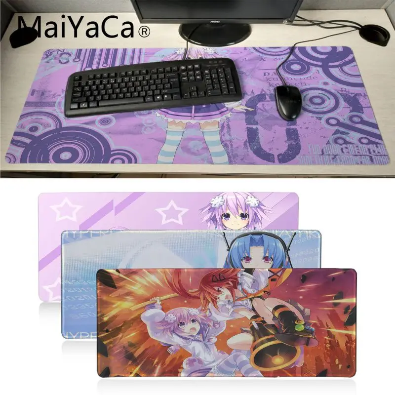 MaiYaCa Ilus Anime Hyperdimension Neptunia Looduslik Kautšuk Laua Mat Unikaalne Desktop Pad Sülearvuti, PC Arvuti pad xl Mouse pad