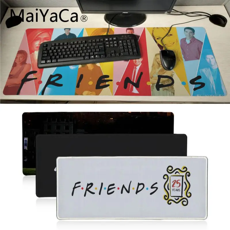 MaiYaCa sõbrad TV Näitab, Mugavust Hiire Matt Gaming Mousepad Suur Edendamine Venemaa mouse pad Klaviatuuri Sülearvuti, sülearvuti desk pad