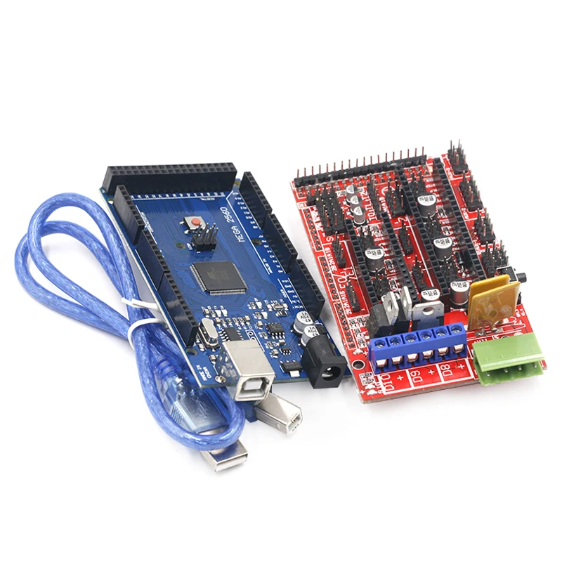 Mega 2560 R3 Mega2560 REV3 + RAMBID 1.4 Töötleja Arduino 3D Printer arduino kit Reprap MendelPrusa