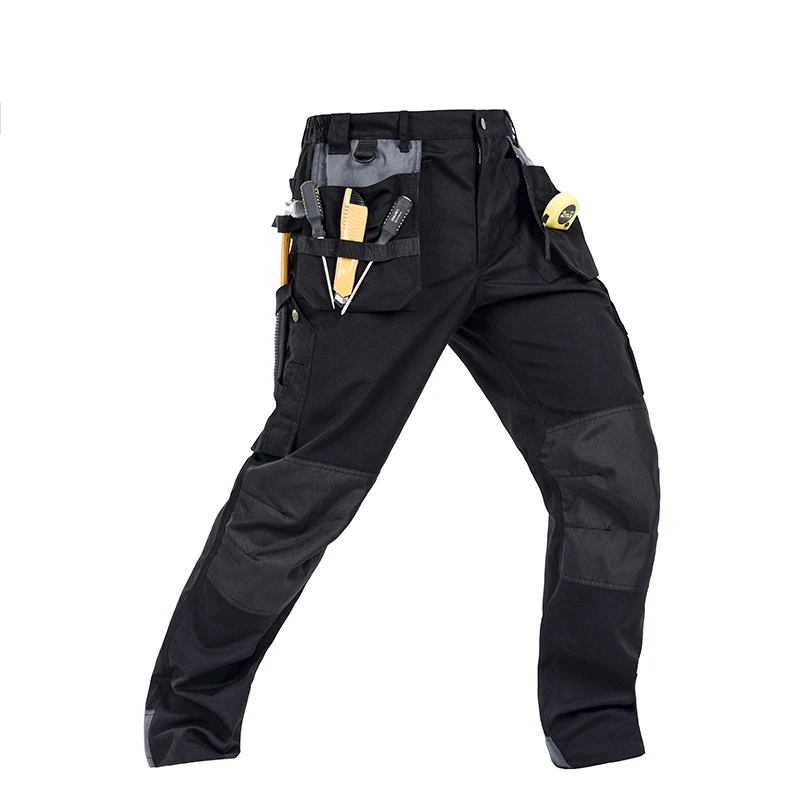 Mehed Töötavad Püksid Multi-taskud kulumiskindel Töörõivaste Püksid Mehhaanik Cargo Püksid Tööd Kõrge kvaliteediga Masin Remont Püksid
