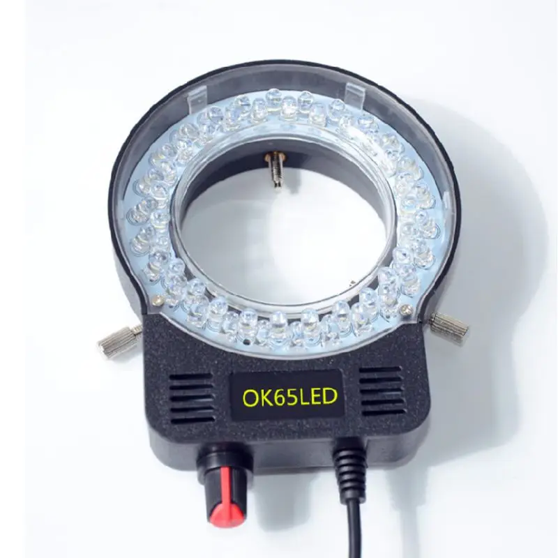 Mikroskoobi Lambi Ühe Silindri Binokli Stereo Mikroskoop Ringi Lamp, Integreeritud LED-Rõngas valgusallikas, Reguleeritav Heledus