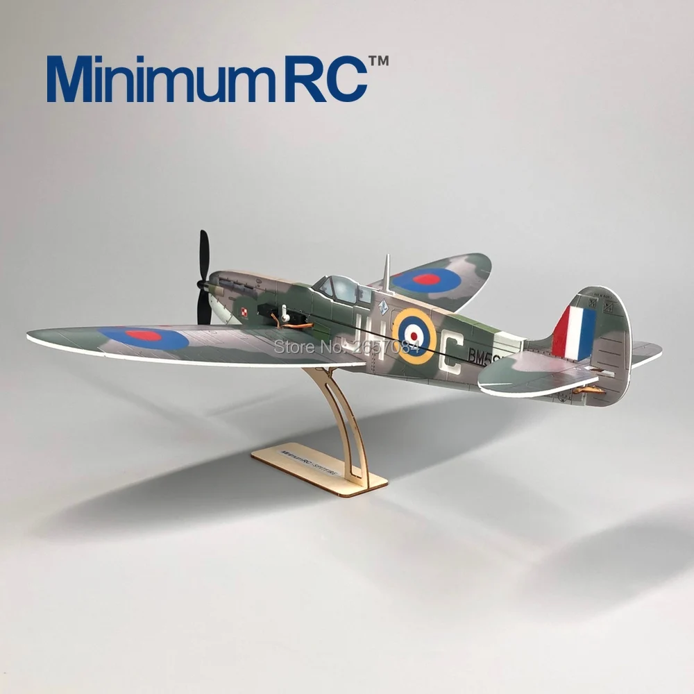 MinimumRC Spitfire 360mm Tiivaulatus 4 Channel Treener Fikseeritud tiibadega RC Lennuk Väljas Mänguasjad Lastele, Lapsed Kingitusi