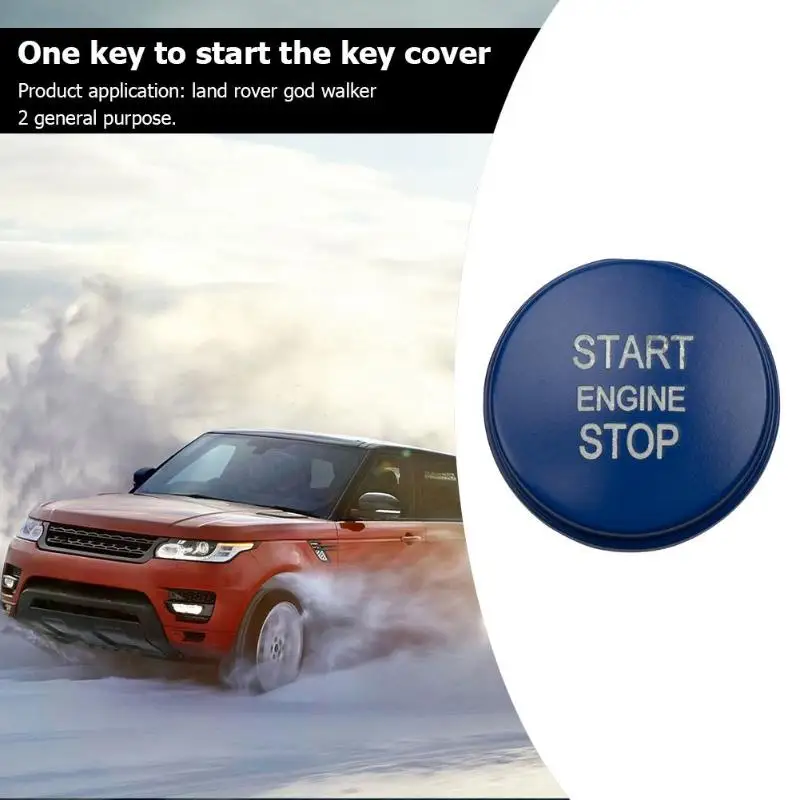 Mootori Süüte Nuppu Asenda Kate Start Stop Klahv Lüliti Decor Range Rover Lihtne paigaldada ja Lihtne Toiming