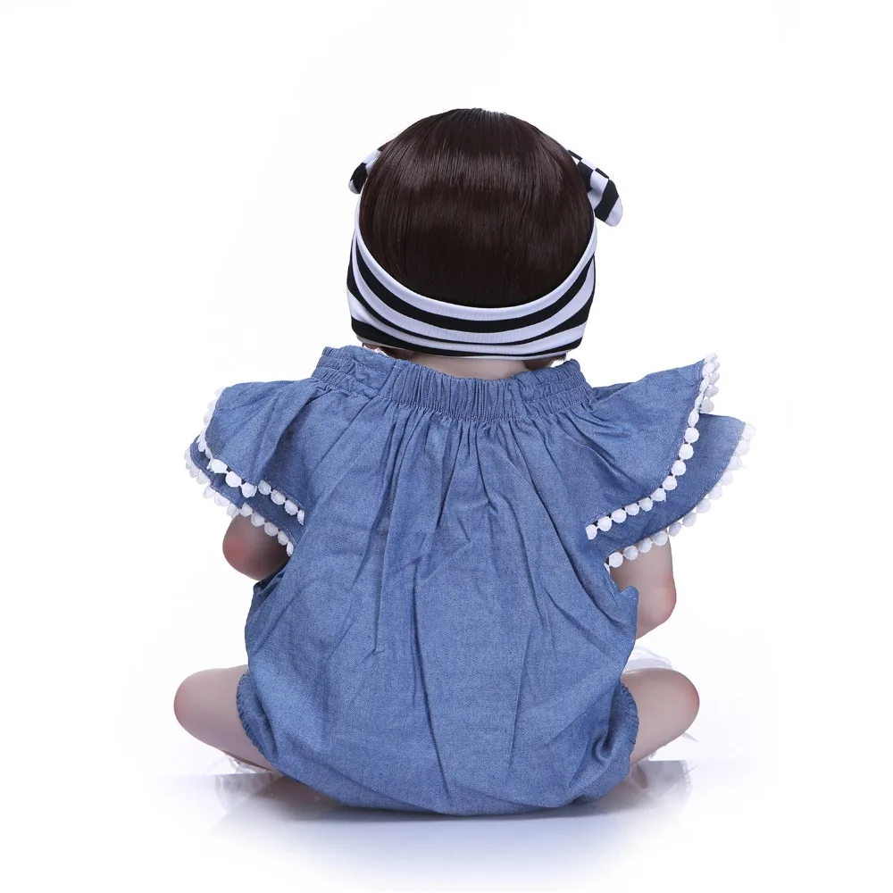 NPK 57cm Täielikult Silikoonist, Keha Uuestisündinud Baby Doll Realistlik, Käsitsi valmistatud Vinüül Jumalik Tõetruu Väikelapse Bebe Tõeliselt Lapsed Mängukaaslased Mänguasjad